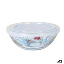 Ronde Lunchtrommel met Deksel Duralex FreshBox 310 ml (12 Stuks)