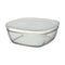 Vierkante Lunchtrommel met Deksel Duralex FreshBox 3 L 23 x 23 x 9 cm (4 Stuks)