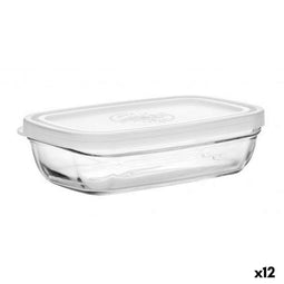 Lunchbox Duralex FreshBox Transparant 15 x 10 x 4 cm (12 Stuks)