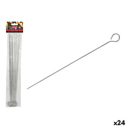 Barbecuespiesset Algon Metaal 35 cm 12 Onderdelen (24 Stuks)