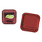 Bordenset Algon Rood 26 cm 3 Onderdelen (18 Stuks)