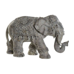 Decoratieve figuren DKD Home Decor Beige Multicolour Olifant Koloniaal 52 x 23 x 33 cm