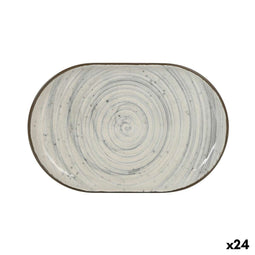 Serveerschaal La Mediterránea Vortex Ovalen 20 x 13 x 2 cm (24 Stuks)