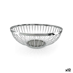 Broodmand My Bar Zilverkleurig Metaal 25,5 x 9,5 cm (12 Stuks)
