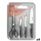 Messen Set Quttin Nero 5 Onderdelen (4 Stuks)