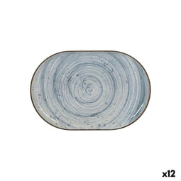 Serveerschaal La Mediterránea Swirl Ovalen 30 x 20 x 2,5 cm (12 Stuks)