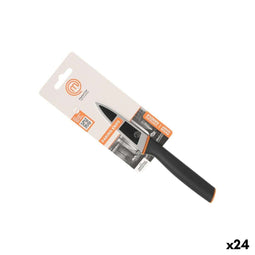 Keukenmes MasterChef Zwart Zilverkleurig 9 cm (24 Stuks)