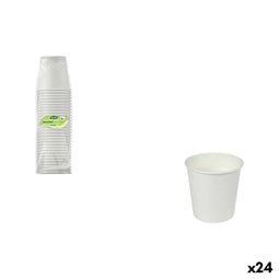 Glazenset Algon Wit 80 ml 30 Onderdelen (24 Stuks)