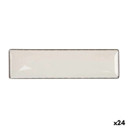 Serveerschaal La Mediterránea Anllo Rechthoekig 30 x 8 x 2 cm (24 Stuks)