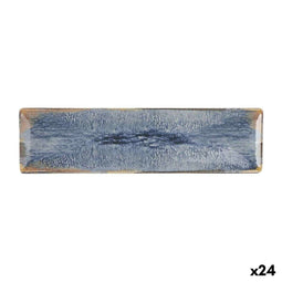 Serveerschaal La Mediterránea Aelia Rechthoekig 30 x 8 x 2 cm (24 Stuks)