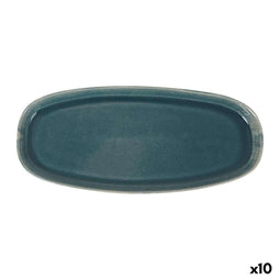 Serveerschaal La Mediterránea Ocean blue 33,4 x 14,8 x 2,5 cm (10 Stuks)
