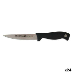 Keukenmes Quttin Dynamic Zwart Zilverkleurig 11 cm (24 Stuks)