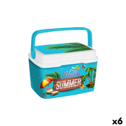 Koelbox Aquapro Hello Summer Multicolour 5 L 28 x 22 x 19 cm (6 Stuks)