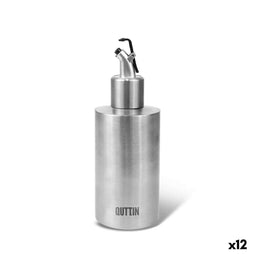 Flesje Quttin Zilverkleurig Roestvrij staal 250 ml (12 Stuks)