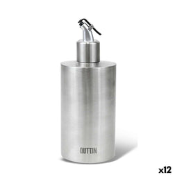 Flesje Quttin Zilverkleurig Roestvrij staal 550 ml (12 Stuks)