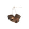 Servethouder Home ESPRIT Natuurlijk Acacia 5,5 x 5,5 x 3 cm 4 Onderdelen