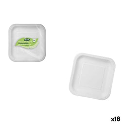 Bordenset Algon 20 cm 25 Onderdelen (18 Stuks)