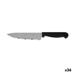 Keukenmes Quttin Laser Zwart Zilverkleurig 28 x 6 x 1,3 cm (36 Stuks)
