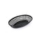 Broodmand Zwart Plastic Ovalen 24 x 15 x 4,5 cm (36 Stuks)
