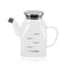 Flesje La Mediterránea Transparant Zilverkleurig Metaal Borosilicaatglas 0,5 L (12 Stuks)