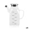 Flesje La Mediterránea Transparant Zilverkleurig Metaal Borosilicaatglas 0,75 L (12 Stuks)