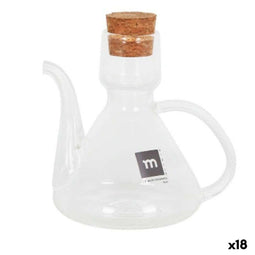 Flesje La Mediterránea Bell Transparant Siliconen Borosilicaatglas 125 ml (18 Stuks)