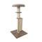 CatElite - Krabpaal GEORGE II - 40 x 40 x 79 cm - MDF houten platform met sisalpaal