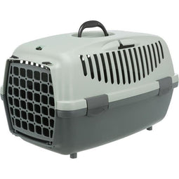 TRIXIE Capri 2 transportbox - XS-S - 37 x 34 x 55 cm - Antraciet, grijs en groen - Voor honden
