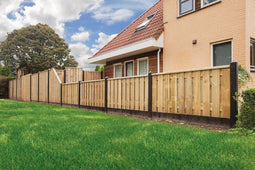Tuindeco - Berton paal Schelde antraciet tussenmodel 277 cm Tuindeco