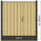 Tuindeco - Berton paal Schelde wit/grijs hoekmodel 277 cm Tuindeco