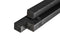 Tuindeco - Paal Midden-Europees grenen 6,8x6,8x300 cm zwart Tuindeco