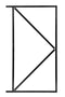 Tuindeco - IJzeren deurframe 155x120 cm zwart Tuindeco
