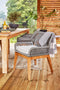 Tuindeco - Teak tuinstoel Granada met kussen (set van 2 stoelen) Tuindeco