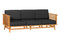Tuindeco - Riverside teak 3-zits bank incl. kussens Tuindeco