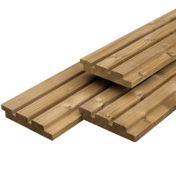 Tuindeco - Thermoline vuren triple profiel 2,6x14,0x270 cm Tuindeco