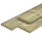 Tuindeco - Midden-Europees grenen tuinplank gedroogd, groen geimpregneerd, geschaafd 4rh 1,5 x 14...