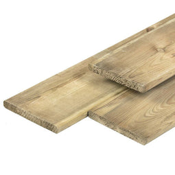 Tuindeco - Midden-Europees grenen tuinplank gedroogd, groen geimpregneerd, geschaafd 4rh 1,7 x 14...