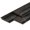 Tuindeco - Halfhouts rabat Noord-Europees O/S-IV vuren, 1,9x14,5x420 cm zwart Tuindeco