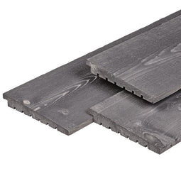 Tuindeco - Zweeds rabat Excellent Noord-Europees vuren grijs gespoten 1,4/2,8x19,5x300 cm Tuindeco
