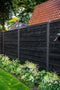Tuindeco - Zweeds rabat Eco Noord-Europees vuren zwart gespoten 1,1/2,2x19,5x240 cm Tuindeco