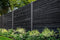 Tuindeco - Zweeds rabat Eco Noord-Europees vuren zwart gespoten 1,1/2,2x19,5x390 cm Tuindeco