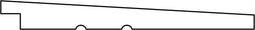 Tuindeco - Zweeds rabat Eco Noord-Europees vuren groen 1,1/2,2x19,5x360 cm Tuindeco