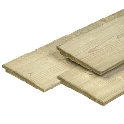 Tuindeco - Zweeds rabat Eco Noord-Europees vuren groen 1,1/2,2x19,5x420 cm Tuindeco