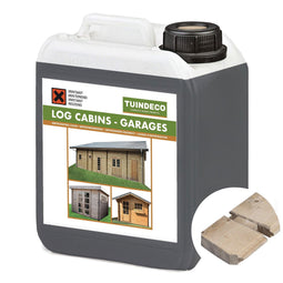 Tuindeco - Impregneervloeistof zilvergrijs 2,5 liter Tuindeco