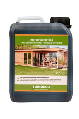 Tuindeco - Impregneervloeistof zwart 2,5 liter Tuindeco