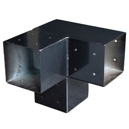 Tuindeco - Paalverbinder 3-weg hoek t.b.v. 12 cm paal Tuindeco