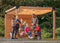 Tuindeco - Paalverbinder 3-weg hoek t.b.v. 12 cm paal Tuindeco