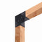 Tuindeco - Paalverbinder 2-weg hoek t.b.v. 15 cm paal Tuindeco