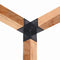 Tuindeco - Paalverbinder 3-weg hoek t.b.v. 15 cm paal Tuindeco