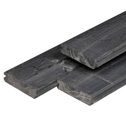 Tuindeco - Blokhutprofiel Noord-Europees vuren zwart 2,8x12,1x360 cm Tuindeco